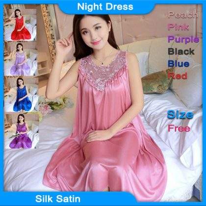 Silk Night Dress