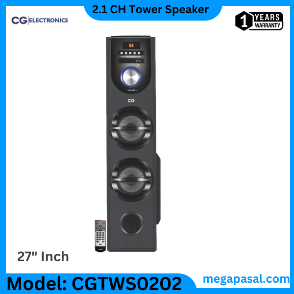 tower speaker, 2.1 channel speaker
