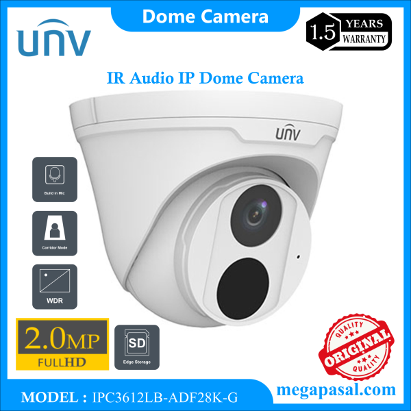 2 MP IR Audio IP Dome Camera IPC3612LB-ADF28K-G