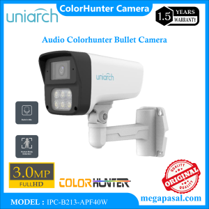 3MP Audio Colorhunter Bullet Camera IPC-B213-APF40W