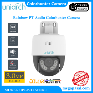 Uniarch Rainbow Series 3MP PT-Audio Colorhunter Camera