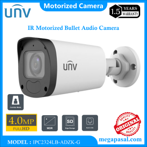 4 MP IR Motorized Bullet Audio Network Camera IPC2324LB-ADZK-G
